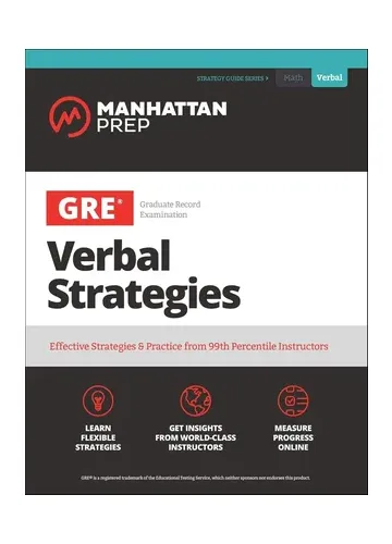 GRE Verbal Strategies by Manhattan Prep