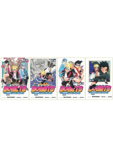 Boruto: Naruto Next Generations Series 1,2,3,4: Collection 4 Books Set by Masashi Kishimoto