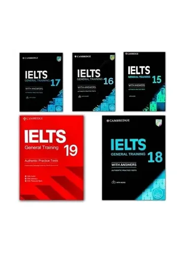Cambridge English IELTS general training Set (15-19 Books) without DVD