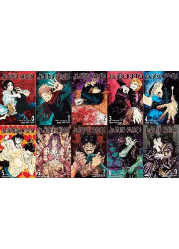 Jujutsu Kaisen Series 10 Books Collection by Gege Akutami