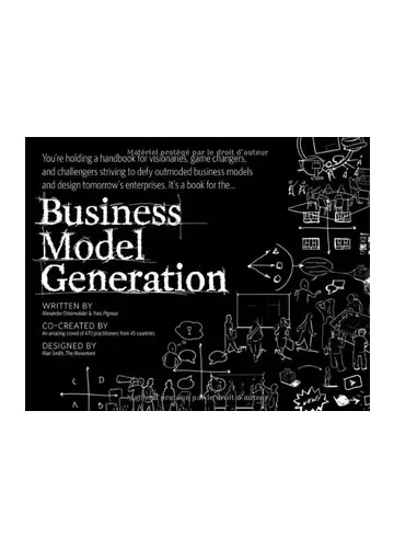 Business Model Generation by Alexander Osterwalder & Yves Pigneur