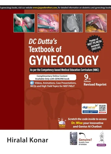 D C Dutta’s Textbook of Gynecology by Hiralal Konar