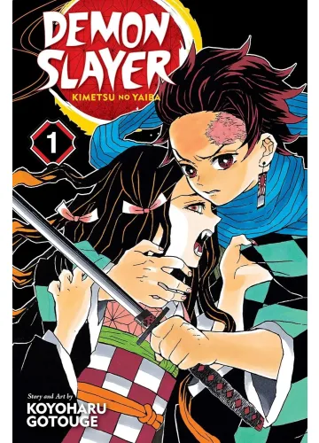 Demon Slayer Manga Vol 1 (Kimetsu no Yaiba) - Koyoharu Gotouge