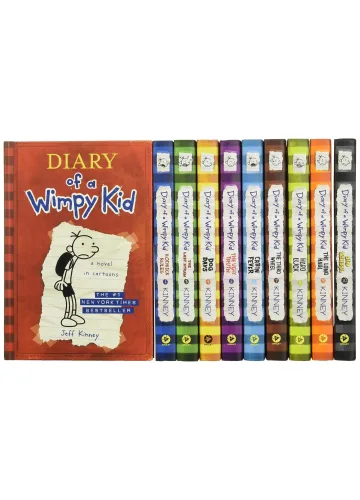 Diary of a Wimpy Kid of Books 1–10 by Jeff Kinney