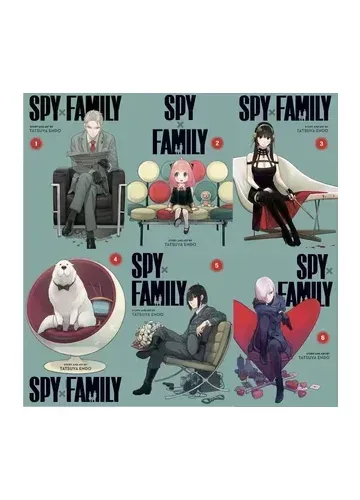 Spy x Family Manga Volumes 1 - 6 Collection Set by Tatsuya Endo