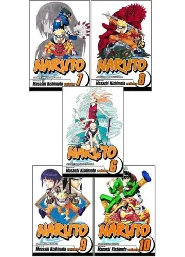 Naruto Manga Series Vol 6-10 by Masashi Kishimoto