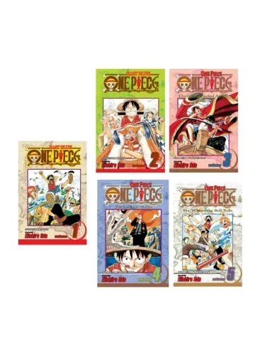 One Piece Vol-1-5 by Eiichiro Oda