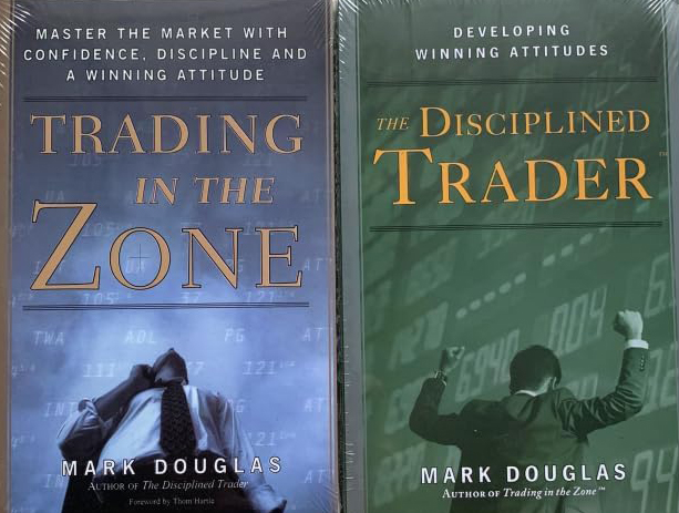 2 Books Set By Mark Douglas Trading In The Zone And The Disciplined Trader Book