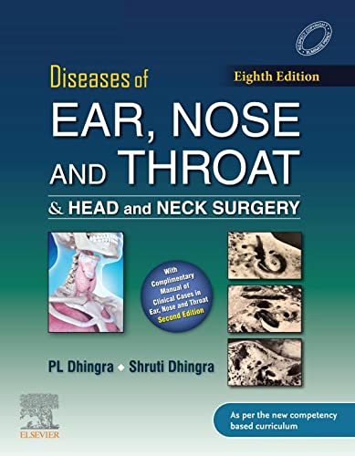 Diseases of Ear, Nose & Throat and Head & Neck Surgery by P. L. Dhingra, Shruti Dhingra