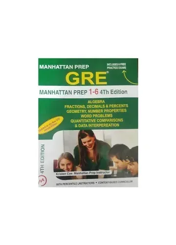 GRE Manhattan Prep 1-6  by Manhattan Prep