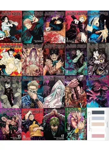Jujutsu Kaisen Manga Series 19 Books Collection Set by Gege Akutami