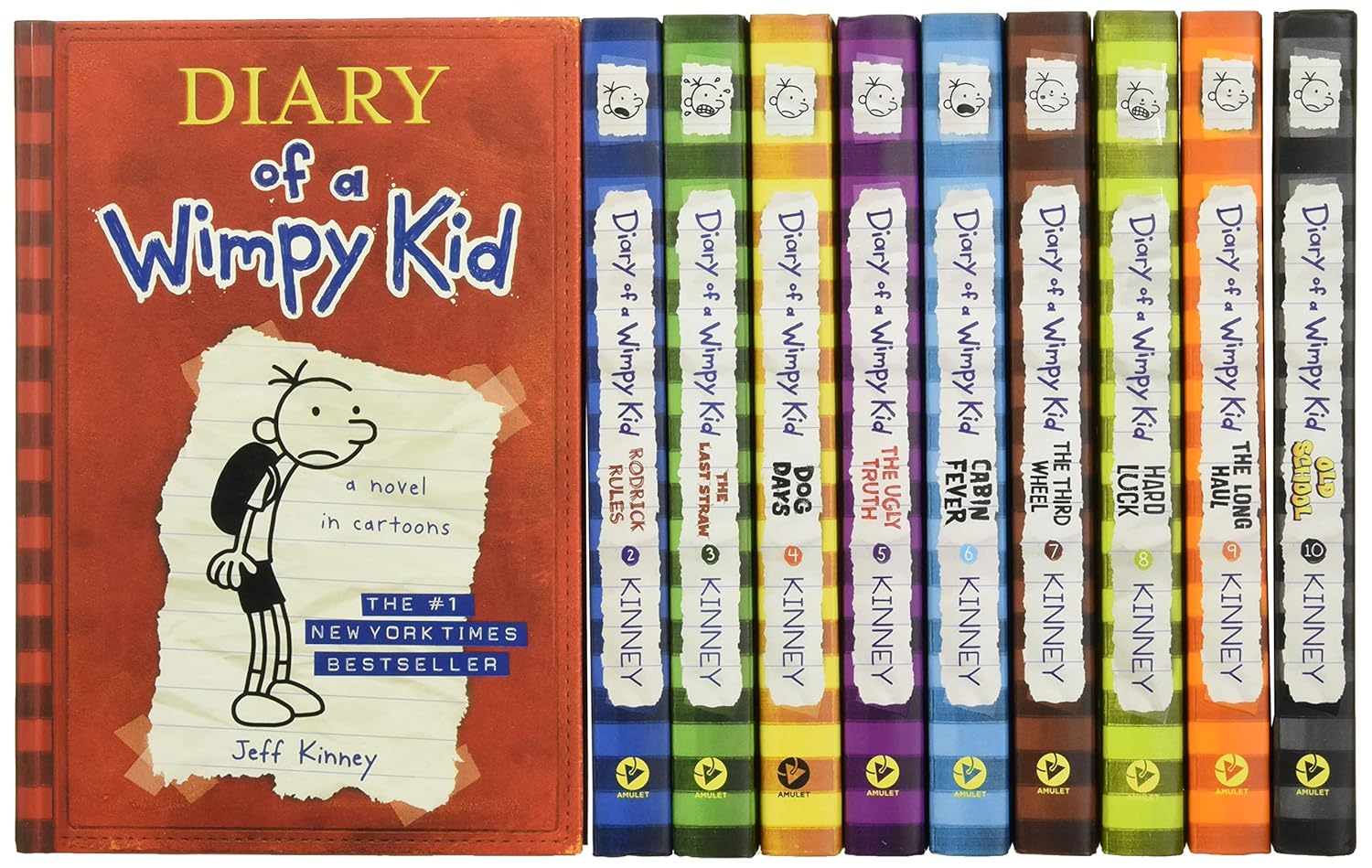 Diary of a Wimpy Kid of Books 1–10 by Jeff Kinney